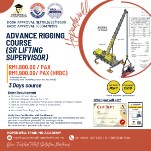 ADVANCE RIGGING (SR LIFTING SUPERVISOR)