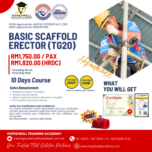 BASIC SCAFFOLD ERECTOR COMPETENCY COURSE